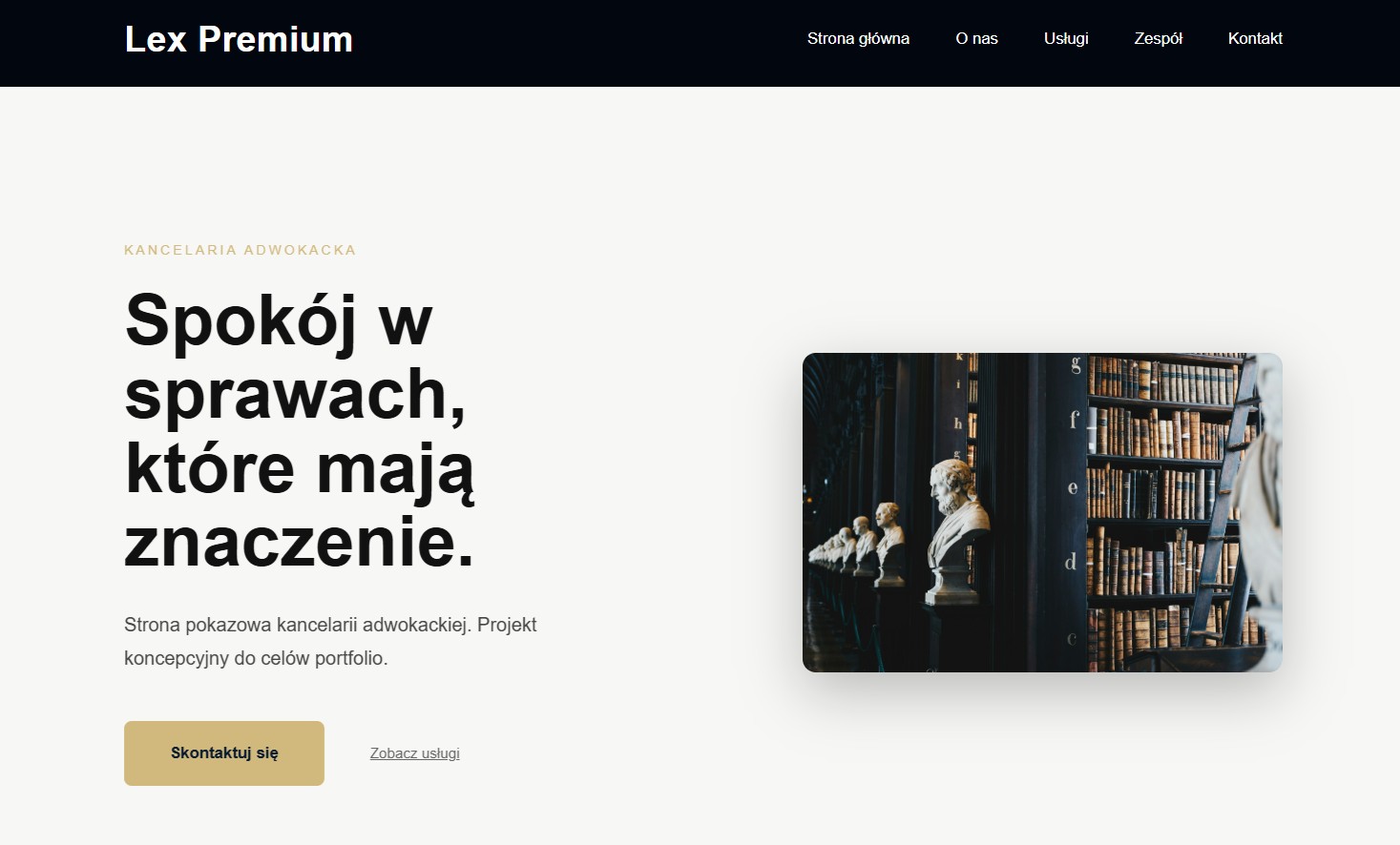 Strona internetowa dla kancelarii - SharpSites