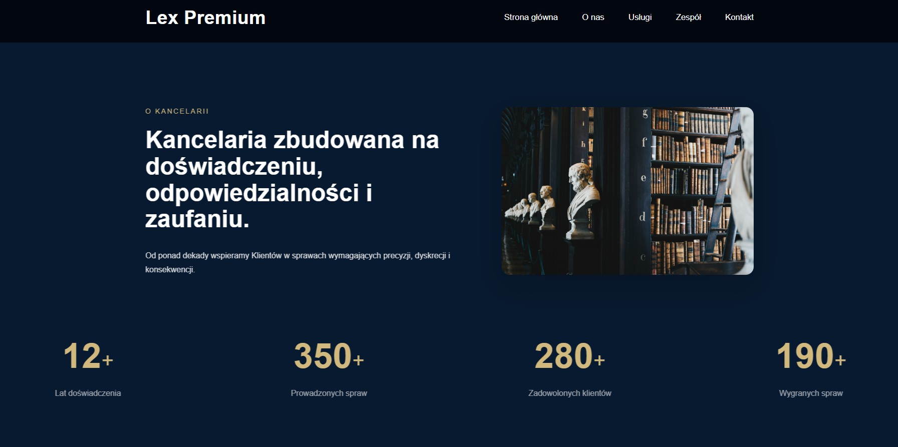 Strona internetowa dla kancelarii - SharpSites