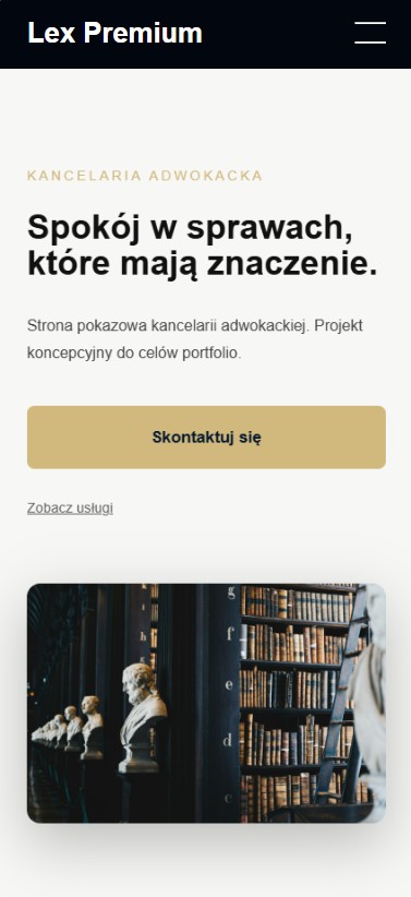 Strona internetowa dla kancelarii - SharpSites